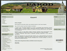 Tablet Screenshot of pakod.hu